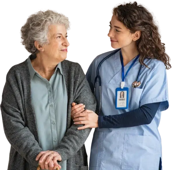 Older Woman With Tissue Health Plus Doctor